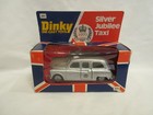 Dinky Toys die cast metal Silver Jubilee Taxi #241 with ORIGINAL BOX NEAR MINT