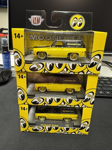 Modellino M2 Machines 1:64 Chase 1973 Chevy K5 Blazer 4x4, Hobby Exclusive, Blu, Limited