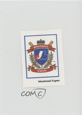 1990 Stickers Cut Singles Team Logo Montreal Expos 0au4