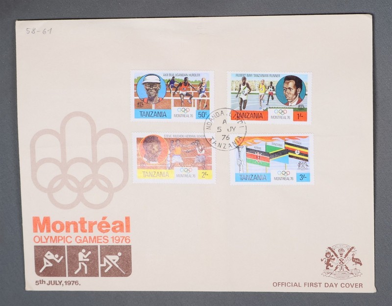 MayfairStamps Tanzania FDC 1976 Montreal Olympics Combo First Day Cover aaz_5733