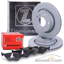 ZIMMERMANN BREMSSCHEIBEN + BELÄGE HINTEN FÜR BMW 3-ER E46