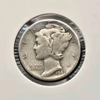 1942-P Mercury Dime 90% Silver US Mint Philadelphia