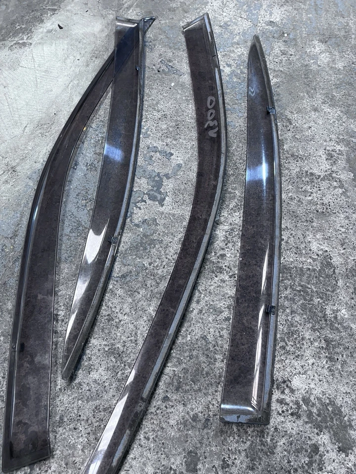 Juego de visera de puerta lateral JDM Toyota OEM Aristo JZS160 JZS161 Lexus GS300 GS400 USADO Foto 4 de 4