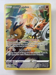 Galarian Zapdos SWSH283 Black Star Promo Holo