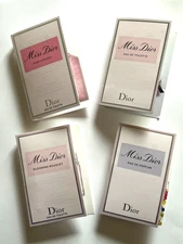 Miss Dior Perfume Collection Sample Size 4pcs (Rose N’Roses, Blooming Bouquet….)