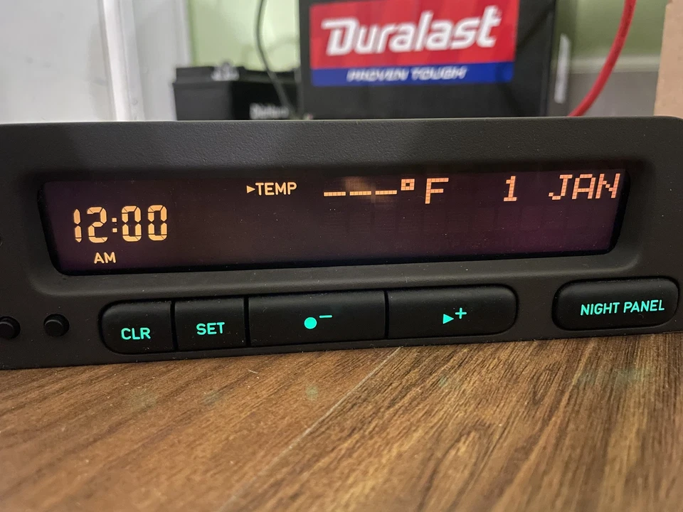 99-03 SAAB 9-3 93 前 DASH SID2 显示屏液晶开关夜面板 12806119 — 第 3/4 张图片