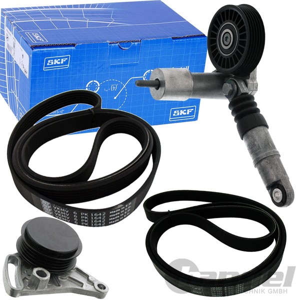 SKF KEILRIPPENRIEMEN-SATZ FüR 1.9/2.0 TDI Audi A4 B5 A6 4B VW Passat 3B Superb I-image