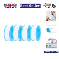 Industrial-Grade 4-Pack PTFE Plumbers Tape 15mm x 15M for Leak Prevention