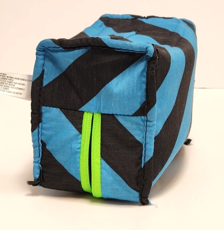 Bolsa de viaje de maquillaje para artículos de tocador Kiehl's Since 1851 cremallera completa 100 % algodón Foto 4 de 4