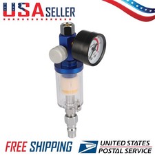 14 Spray Gun Air Regulator Gauge Air Pressure Regulator Paint Gun Filter Us