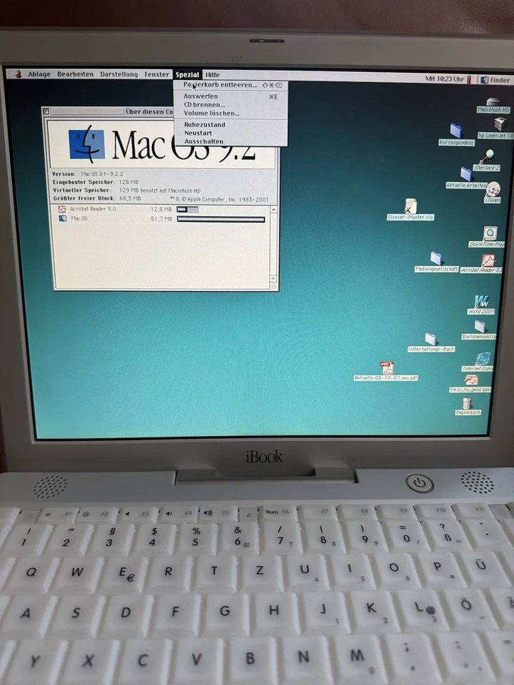 Apple iBook G3 M6497 MacComputer Vintage , mit Software Box Mac OS X V 10.0.3 - Bild 4 von 4