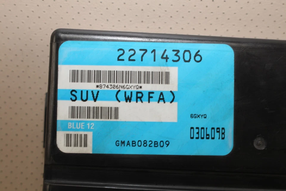 02-03 SATURN VUE 3.0L BODY CONTROL MULTIFUNCTION ELECTRONIC MODULE BCM 22714306 - Image 2 of 4
