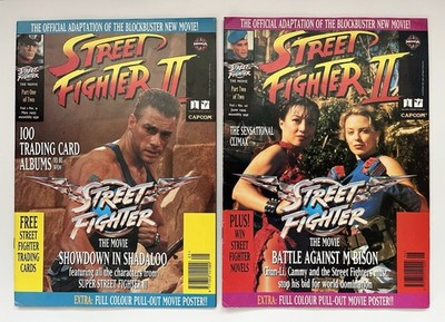 Street Fighter II The Movie Comic Books 1995 Hefte 1 & 2 inkl. Center Poster