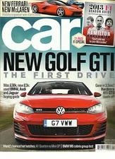 CAR MAGAZINE, APRIL, 2013  NEW GOLF GTI THE  FIRST DRIVE * NEW FERRARI vs NEW Mc