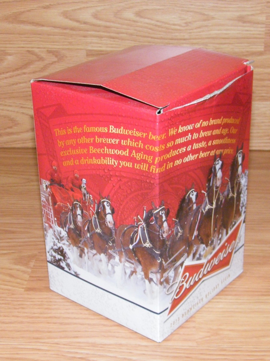 Genuine Budweiser 2013 Sights of the Season Holiday Beer