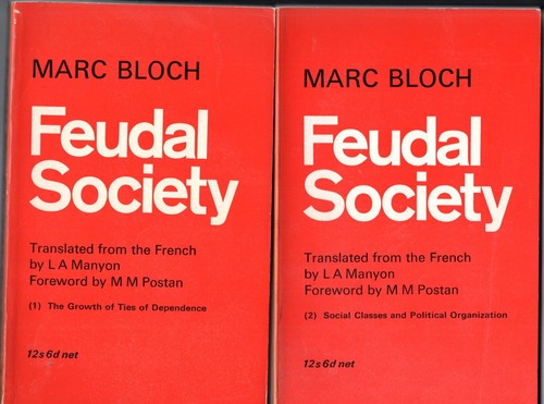 FEUDAL SOCIETY Volumes 1 & 2 Marc Bloch Routledge 1967 pb vgc
