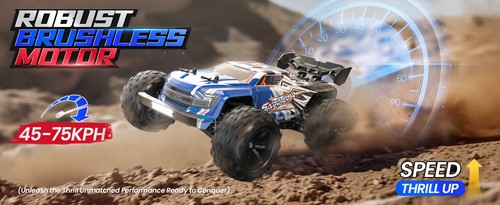 DEERC H16E 1:16 4WD RC Car Brushless 4X4 RTR Fast Max 70kph RC Monster Trucks - Picture 10 of 12