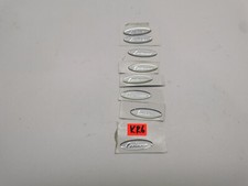 MERCEDES BENZ LORINSER BAGDE EMBLEM STICKER WHITE LETTERS NEW