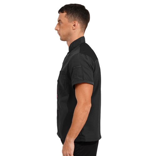 Men Women Chef Jacket Professional Cooking Coat Canteen Hotel Restaurant Work - Picture 60 of 95