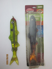 (2) Renosky Mirror Image 9" Trick Shiners Musky Pike Bass