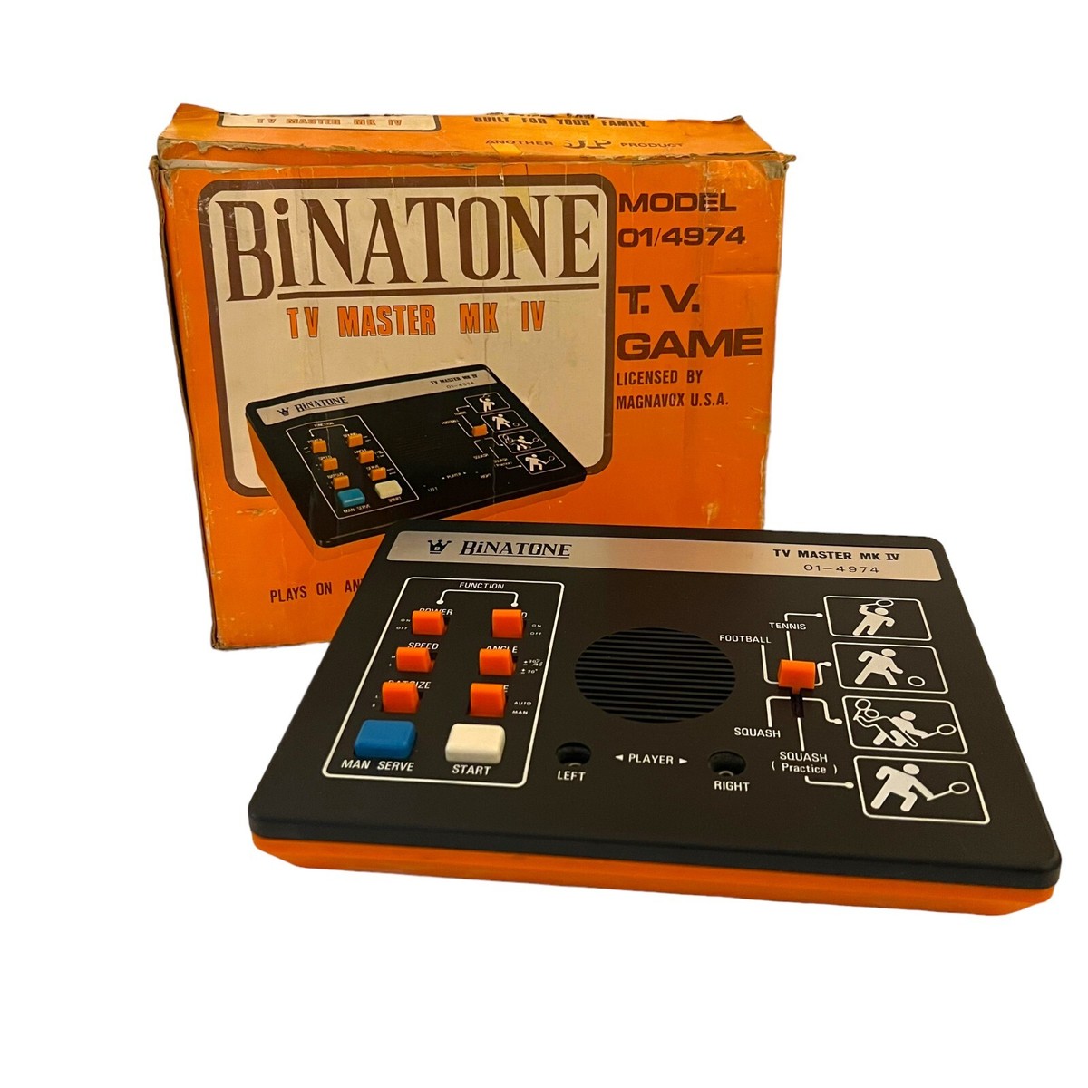 Binatone TV Game 01/4974 1970s Video Game System NO CONTROLLERS | eBay