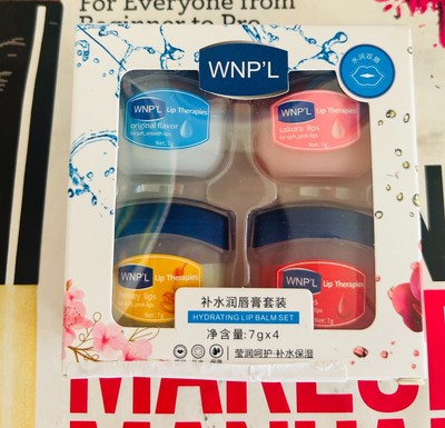 2 PACKS LIP BALM THERAPY MOISTURIZING LIPS  WNP'L HYDRATING LIP BALS SET 
