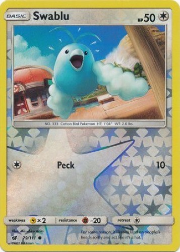 Swablu (Crimson Invasion 79/111) - Common (Reverse Foil)