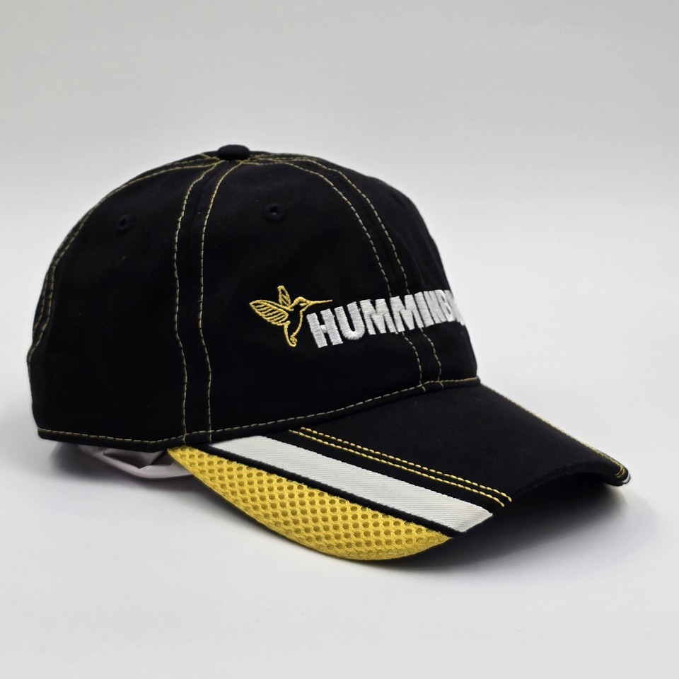 Humminbird Fishing Logo Embroidered Dad Hat Baseball Cap Hat Black