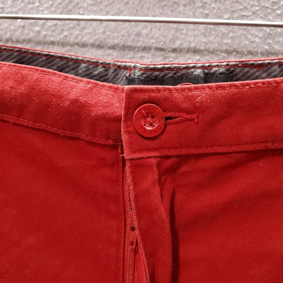 Pantalones Cortos O'Neill Hombre 36 Rojo Chino Bolsillos Cortados Informales Foto 2 de 4