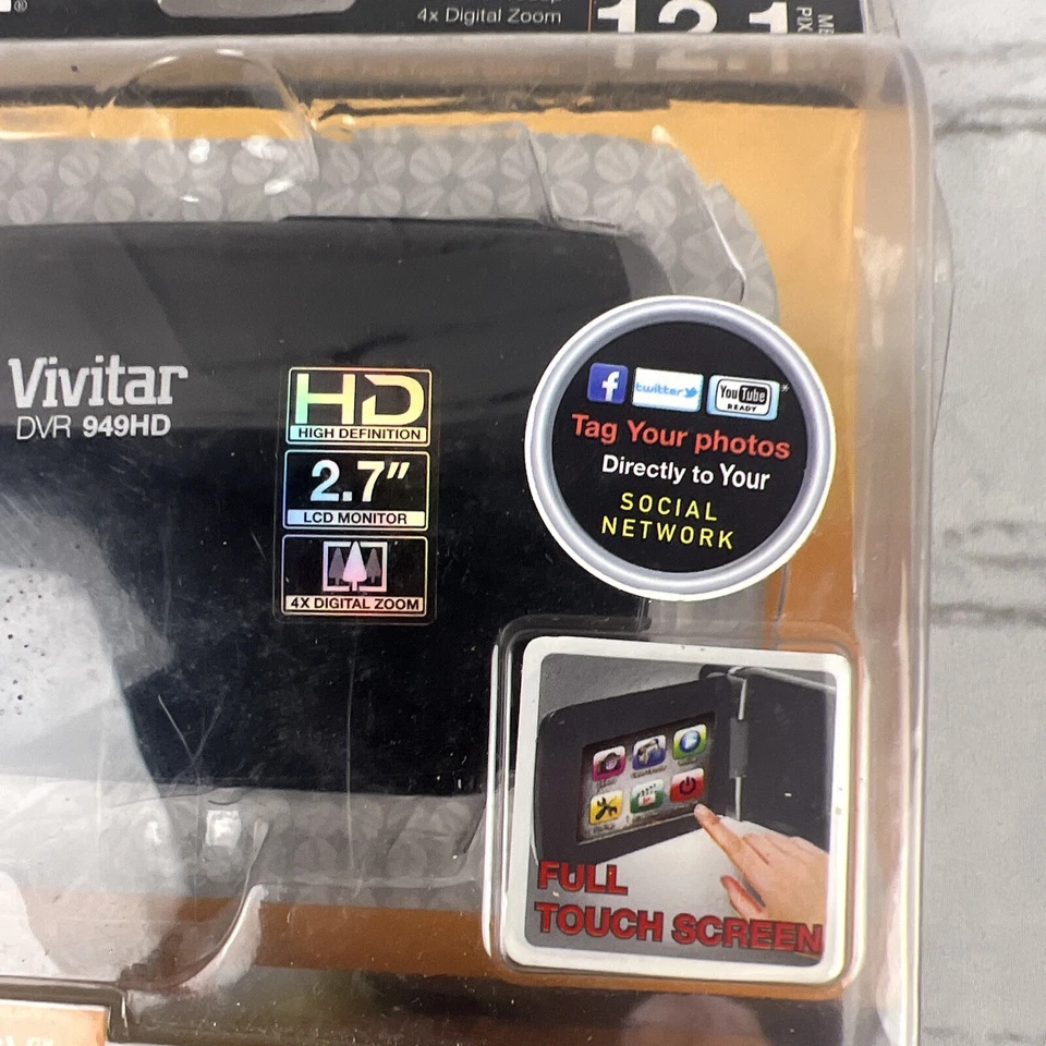 Vivitar Camcorder DVR 949HD 1080p Full HD 12.1 MP NEW OTHER - Image 4 of 4