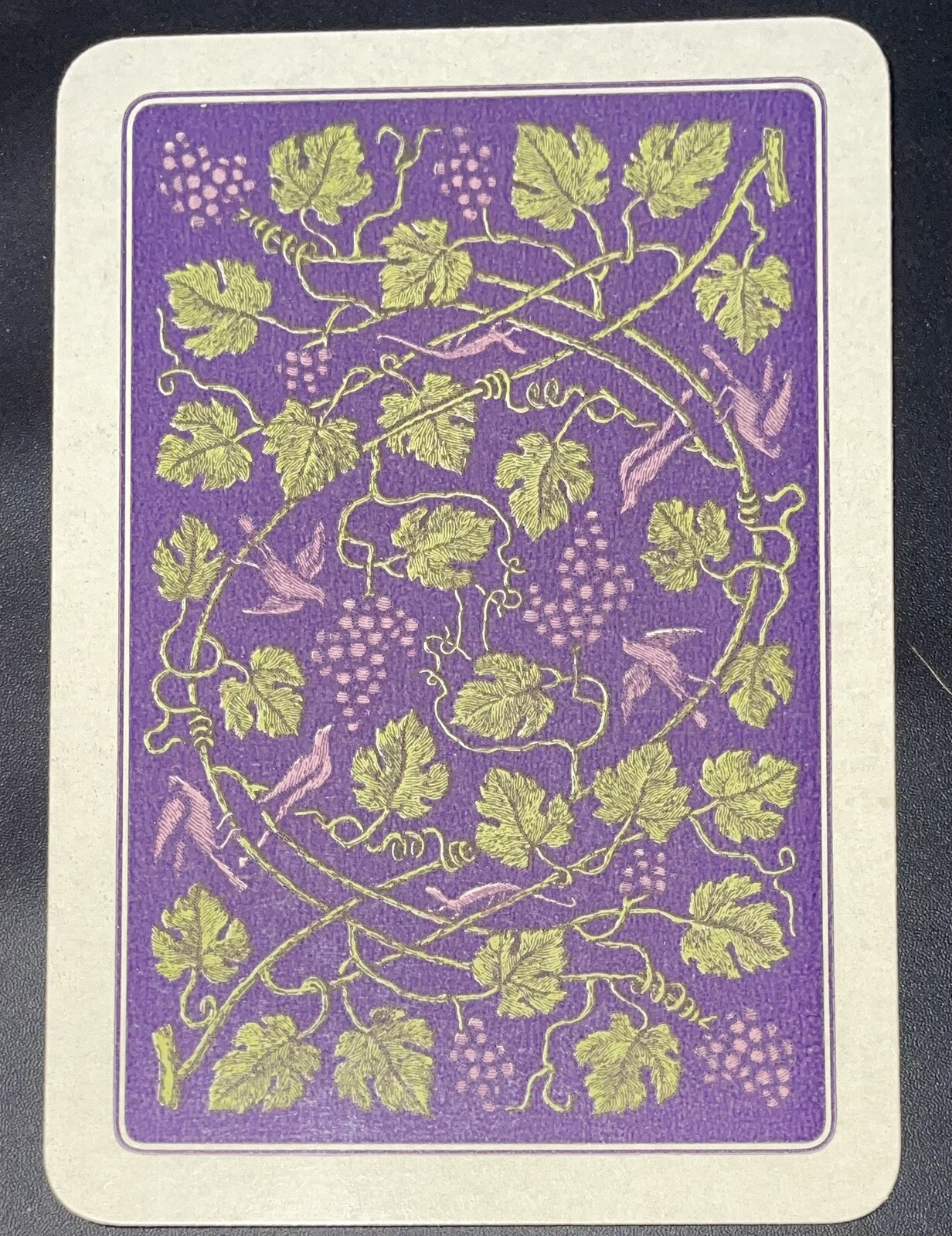 EW44 Swap Playing Card 1 OLD ENGLISH WIDE  FLOWERS & PATTERNS