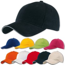 Baseball Cap Sportcap Sportmütze Schirmkappe Schirmmütze Hut Cappy in 11 Farben