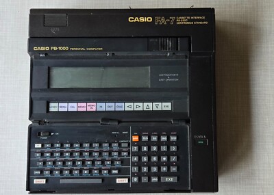   Vintage CASIO PB-1000 PERSONAL COMPUTER w 32kb Memory & FA-7 INTERFACE # Read