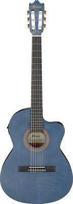 IBANEZ GA5FMTCE Klassikgitarre, Open Pore Blue Berry