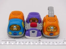 Lot Vtech Go Go Car Vehicle Toys Light Sound Tow Truck Hot Rod Toddler Baby