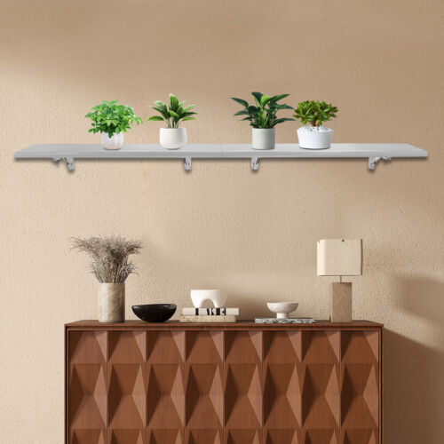 96X12" Folding Shelf Stainless Steel Food Serving Shelf For Food Truck Trailer