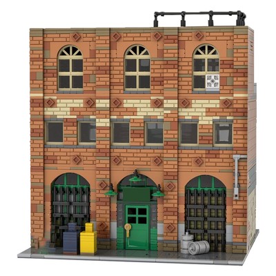 Modular Pub The Worst Bar with Interior Building Toys Set 2541 Pieces MOC