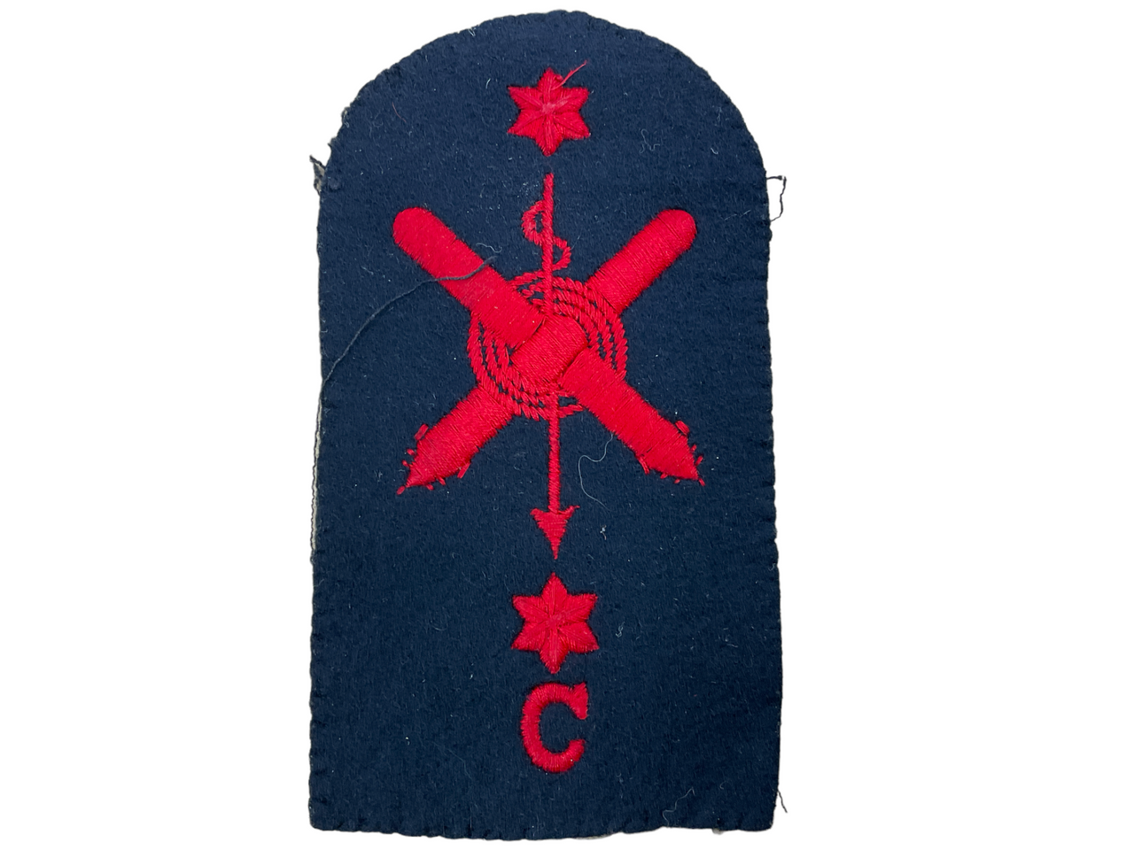 British RN Navy Underwater Control Rating 2nd Class Sleeve Patch