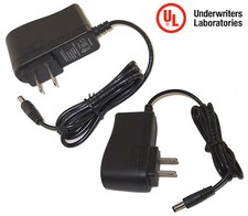 2 pcs 12V DC 1A 1000mA Multipurpose Power Supply Adapter 2.1 x 5.5mm DC Plug