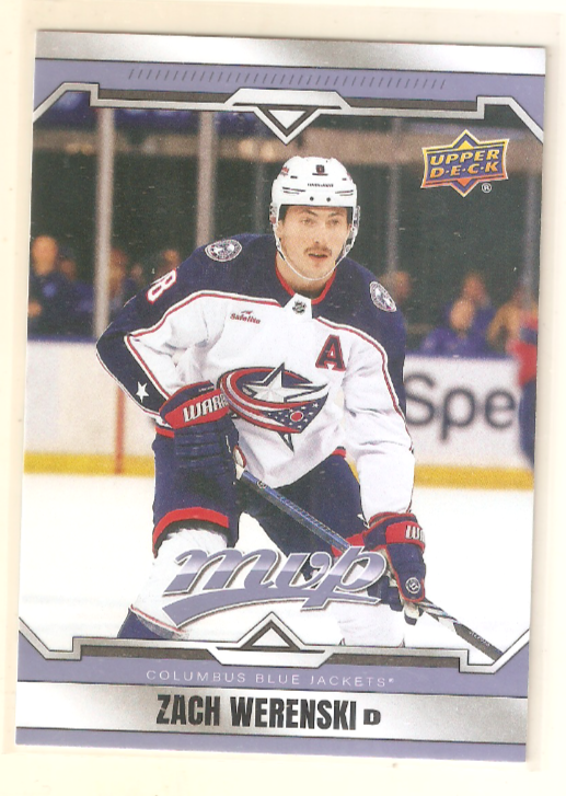 Zach Werenski 2024-25 Upper Deck MVP Base Card #63 Columbus Blue Jackets