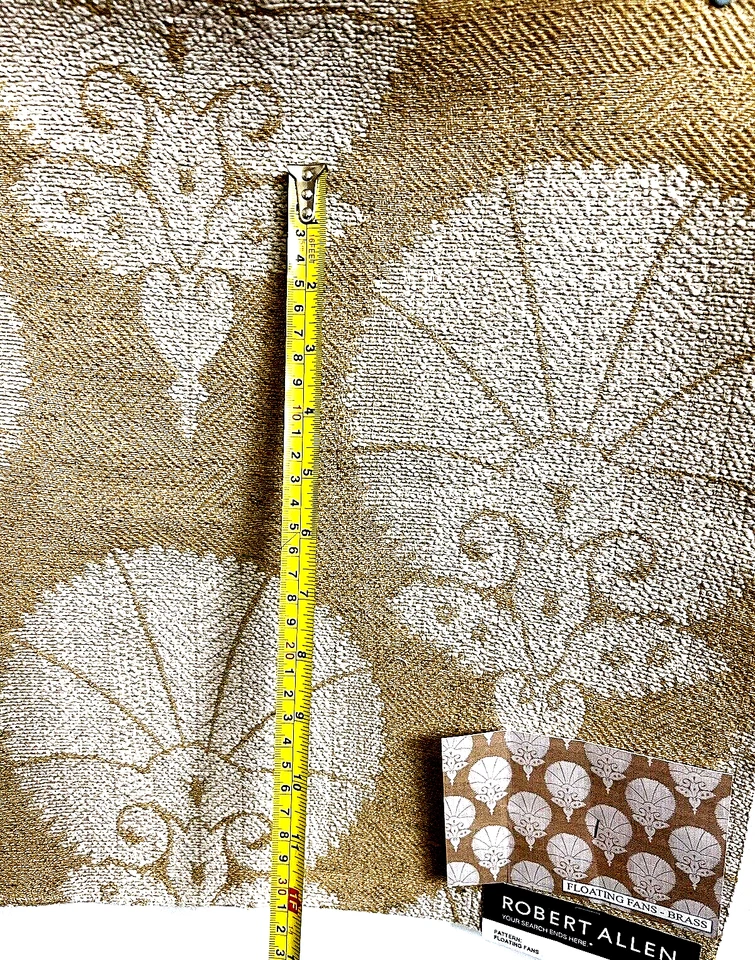 Robert Allen Designer Upholstery Fabric Sample Textured Beige Brown 17" Sq. New - Image 2 of 4