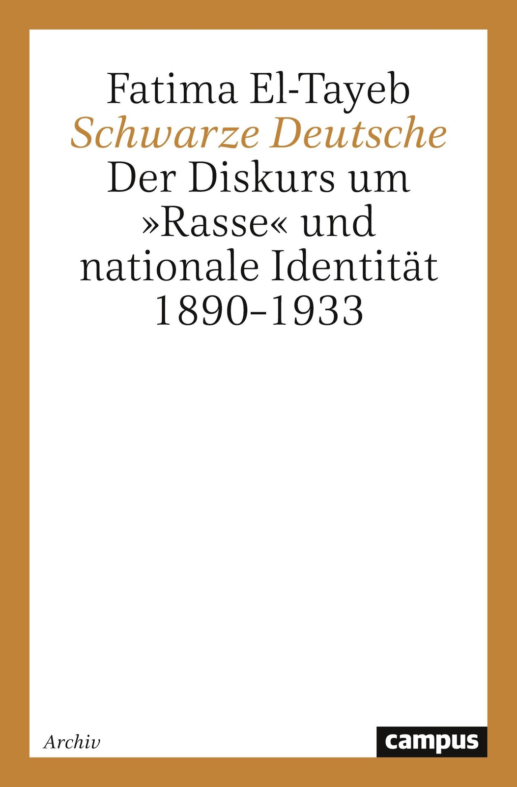 Thumbnail - Schwarze Deutsche | Fatima El-tayeb | Taschenbuch | Paperback | 228 S.