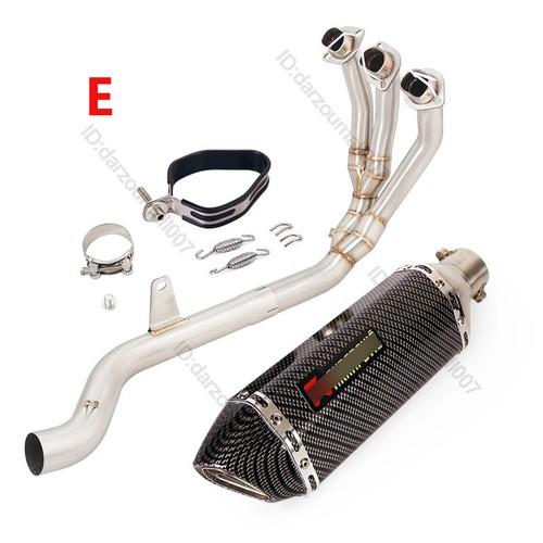 For Triumph Tiger 660 Trident 660 2022 2023 Exhaust Tail Muffler Tips Front Pipe - Bild 7 von 13