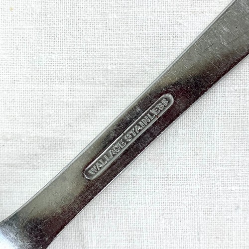 Wallace Citation 2 Tablespoons Serving Spoons Stainless Mid Century Modern - Picture 3 of 9