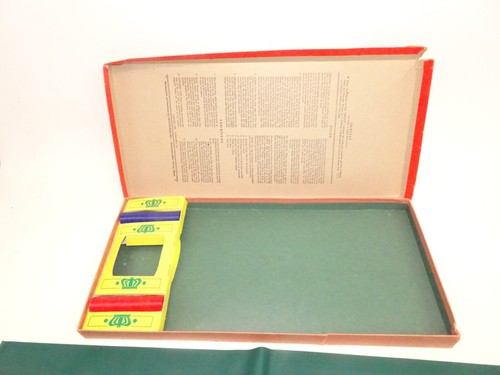 Tripoley Rummy Royal Poker Card Board Game Vinyl +Chips Vintage 1957 27"x26" USA - 第 2/5 張圖片