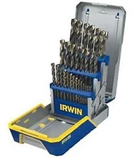 Irwin Hanson 3018006B 29 Piece M2 Turbomax Drill Bit Set Reduced Shank