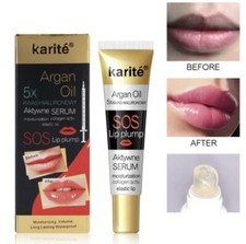 2  Lip Volumising Plumper Serum Moisturizes Repairs Collagen Argan Oil Balm