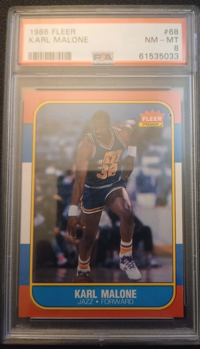 Fleer Karl Malone Basketball Rookie Sports Trading Cards