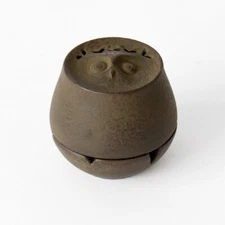 Cast Iron Incense Burner Owl Japanese Nambu Ironware Saburo Sumitani Shoten