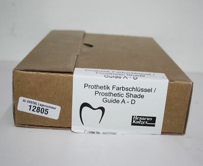 HERAESU KULZER Prothetik Farbschlüssel / Prosthetic Shade Guide A - D # 12805